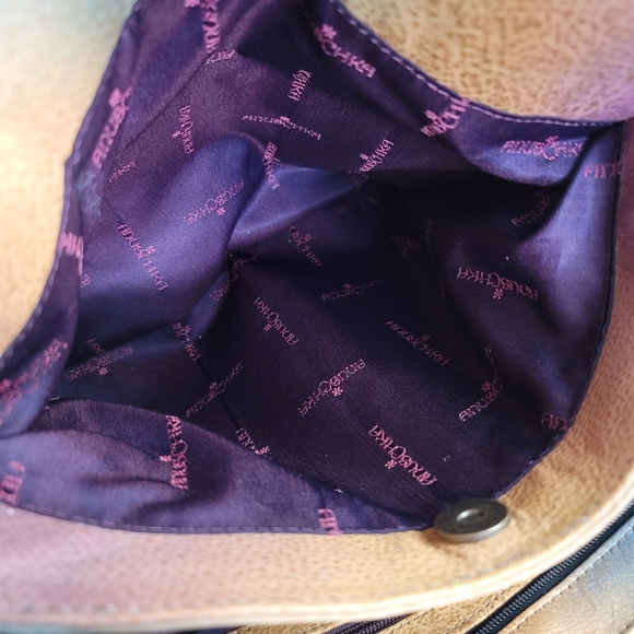 Anuschka Tiger And Rose Genuine Leather Purse - Picture 13 of 16